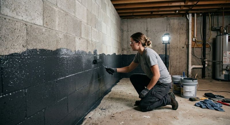 Concrete Waterproofing in Fredericksburg, VA