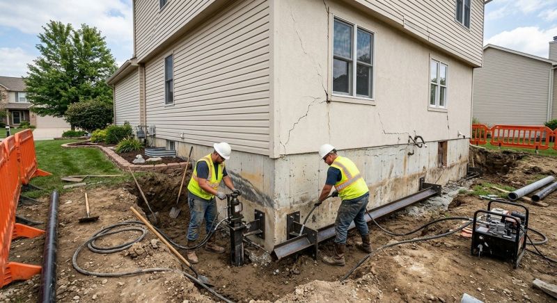 Foundation Pier Repair in Columbus, OH